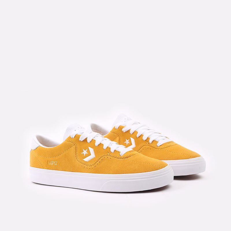 мужские желтые кеды Converse Louie Lopez Pro OX 168672 - цена, описание, фото 2